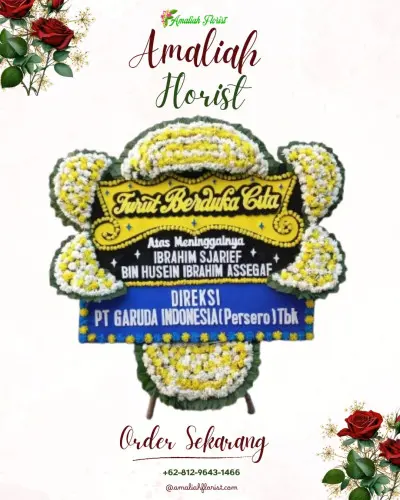 Papan Bunga Duka di Duren Mekar